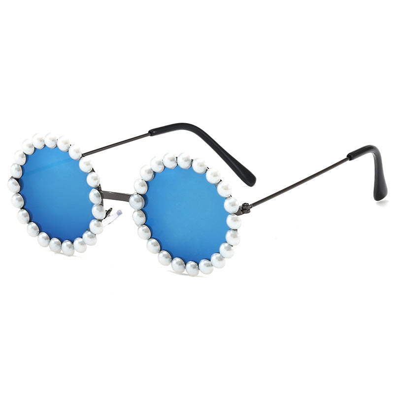 Wholesale PC Sticky Pearl Kids Sunglasses